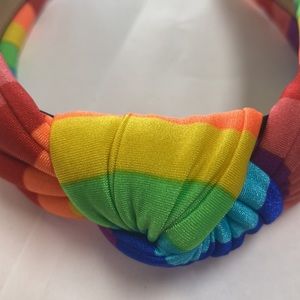 Rainbow Knotted Headband